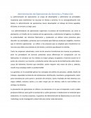 administración de operaciones de servicios y producción