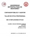 MIS 10 REFLEXIONES ETICAS