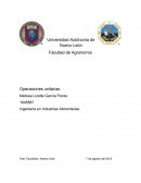 Operaciones Unitarias
