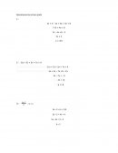 Algebra. Operaciones de primer grado