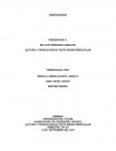 LA LECTURA Y PRODUCCIÓN DE TEXTO DESDE PREESCOLAR