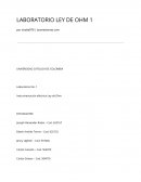 LABORATORIO LEY DE OHM