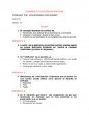 DESARROLLO TALLER CIENCIAS POLITICAS ENTREGADO POR: LUISA FERNANDA CURE RUBIANO