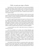 Chile y sus inversiones