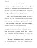 Análisis Psicológico El Maquinista