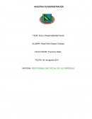 TEMA: Ética y Responsabilidad Social