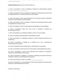 Interrogatorio. Página 1