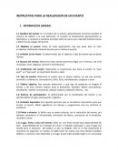 Informacion General para realizar Eventos