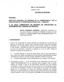 MODELO DE RECURSO DE REVISION ANTE INDECOPI