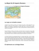 La Mujer En El Imperio Romano