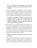 INVESTIGACIÓN DE MERCADOS
