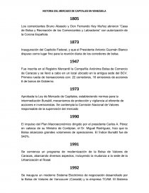 Historia de los mercados de capitales en venezuela. Página 1