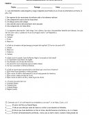 Evaluación de Lenguaje y Comunicación Lectura Complementaria, “El terror del 6to B”