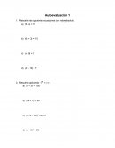 Prueba de ecuaciones: Valor absoluto y cuadráticas