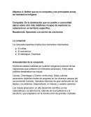 Objetivo 4: Definir que es la conquista y las principales zonas de resistencia indígena