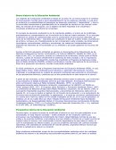 Breve historia de la Educación Ambiental. Perspectiva teórica de la Educación Ambiental