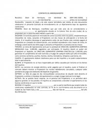 Contrato. Página 1