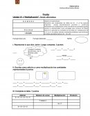 Prueba multiplicación tercero básico