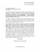 ASUNTO: TOMA DE POSESIÓN