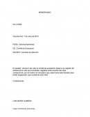 Comité de Evaluación ASUNTO: Llamado de Atención
