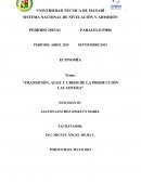 Augue Cacaotero en Ecuador