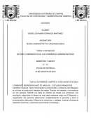 TAREA A ENTREGAR ESTUDIO COMPARATIVO DE LAS CORRIENTES ADMINISTRATIVAS