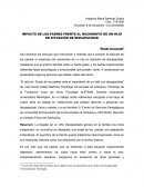 IMPACTO DE LOS PADRES FRENTE AL NACIMIENTO DE UN HIJO EN SITUACIÓN DE DISCAPACIDAD