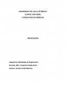 LICENCIATURA EN DERECHO NEGOCIACIÓN
