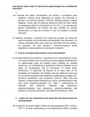 Descripción breve sobre la importancia epidemiológica de acinetobacter baumannii