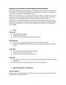 ANALISIS DE SITUACION DE PROFECIONALES ESPECIALIZADOS