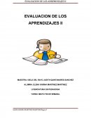 EVALUACION DE LOS ABRENDIZAJES