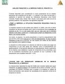ANALISIS FINANCIERO A LA EMPRESA PAÑOS EL PRINCIPE S.A