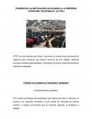 TEORÍAS DE LA MOTIVACIÓN APLICADAS A LA EMPRESA “ATENCIÓN TELEFÓNICA” EN EL ESTADO DE DURANGO