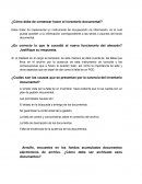 Cómo debe de comenzar hacer el inventario documental?