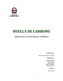 Huella de carbono