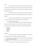 Investigar la naturaleza y propósito de las funciones administrativas