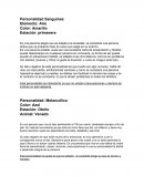 Sanguineo melancolico flematico colerico