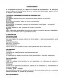 CRITERIOS FUNDAMENTALES PARA SU PREPARACIÓN