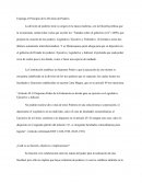 Exponga el Principio de la División de Poderes.