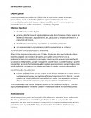 DEFINICION DE OBJETIVOS Objetivo general