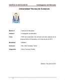 INVESTIGACION DE MERCADO