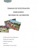 Habilidades Motoras de Locomocion