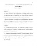 Institucionalismo EL INSTITUCIONALISMO Y EL FUNCIONALISMO COMO ENFOQUES PARA EL ANÁLISIS POLÍTICO