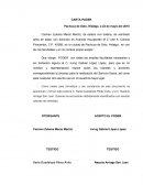 Ejemplo de Carta Poder Simple