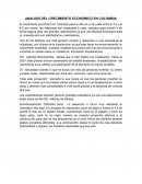 Crecimiento economico colombiano