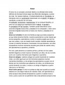 El concepto del amor