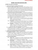 RESUMEN: “QUÉ SE PUEDE HACER CON EL PERÚ”