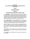 ESTATUTOS DE LA CAMARA DEPARTAMENTAL DE LA CONSTRUCCION DE COCHABAMBA