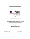 Organización y estandarización del archivo de expedientes laborales en el departamento de Recursos Humanos