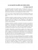 La concepcio politica de america latina
